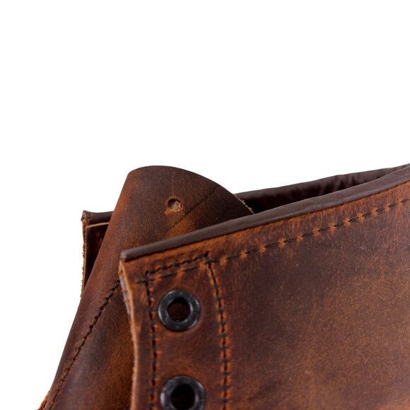 Red Wing 1907 Classic Moc 6-Inch Boots 8.5 D Copper Rough & Tough Made In USA - Picture 10 of 12